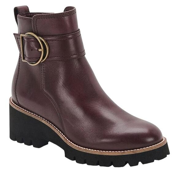 Blondo - Dagger Waterproof Boots Wine Leather - Picture 1 of 14